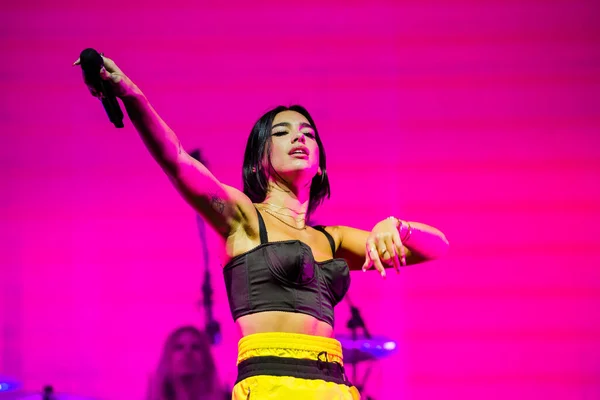 Augustus 2019 Lowlands Festival Netherlands Dua Lipa — Stock Photo, Image