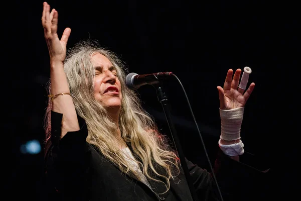 Agosto 2019 Lowlands Festival Países Baixos Patti Smith — Fotografia de Stock