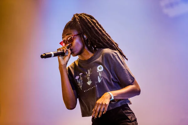 Augustus 2019 Lowlands Festival Netherlands Little Simz — Stock Photo, Image