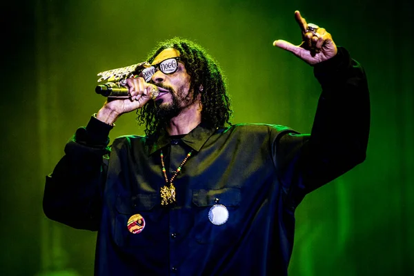 Спектакль Snoop Dogg Lowlands 2019 — стоковое фото