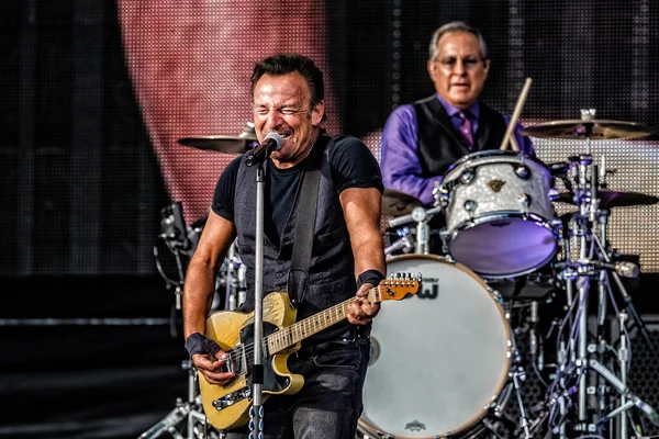 Bruces Springsteen Och Street Bandet Malieveld Festival 2016 — Stockfoto