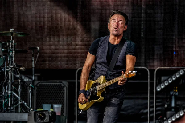 Bruces Springsteen Och Street Bandet Malieveld Festival 2016 — Stockfoto