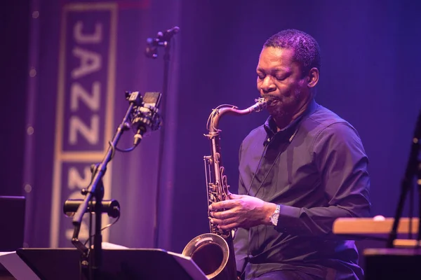 Ravi Coltrane Auf Dem Mondrianischen Jazzfestival 2017 — Stockfoto