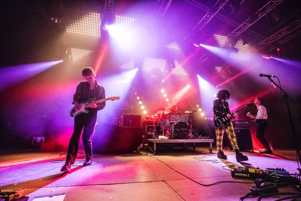 Pale Waves Előadás Eurosonic Fesztiválon Groningenben 2018 — Stock Fotó