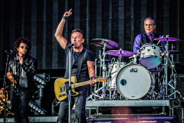 Bruces Springsteen Och Street Bandet Malieveld Festival 2016 — Stockfoto