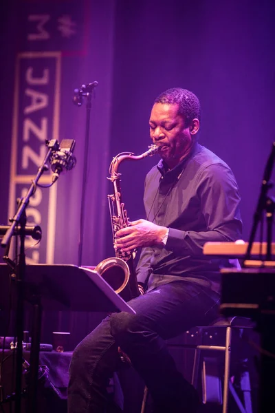 Ravi Coltrane Festival Jazz Mondriaan 2017 — Foto de Stock