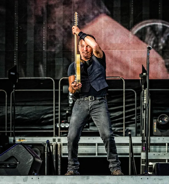 Bruces Springsteen Groupe Street Festival Malieveld 2016 — Photo