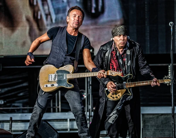 Bruces Springsteen Banda Street Festival Malieveld 2016 — Foto de Stock