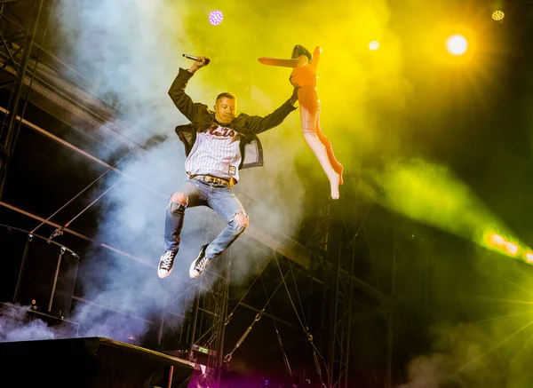 Macklemore Performance Festivalu Sziget Budapešti Maďarsko 2019 — Stock fotografie