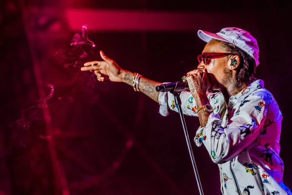 Whiz Khalifa Performance Sziget Festival Budapest Hungary 2019 — Stock Photo, Image