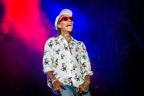 Whiz Khalifa Performance Sziget Festival Budapest Hungary 2019 — Stock Photo, Image