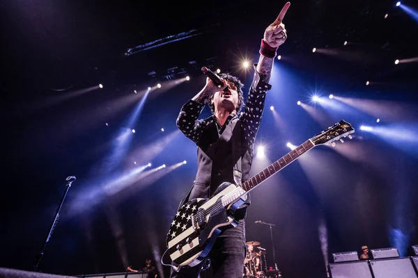 Występ Green Day Amsterdamie Ziggo Dome — Zdjęcie stockowe