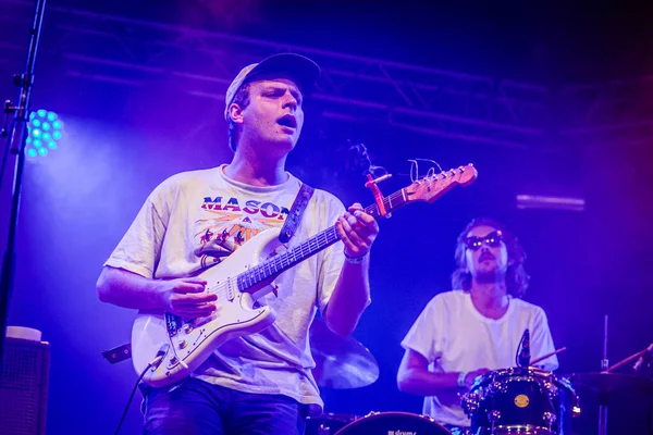 Mac Demarco Actuando Escenario Durante Festival Música — Foto de Stock