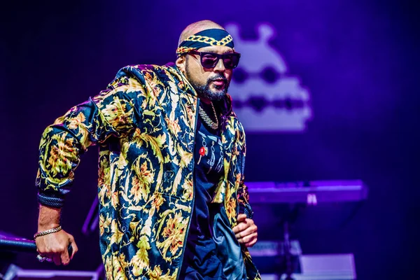 Sean Paul Actuando Escenario Durante Festival Música Lowlands 2017 —  Fotos de Stock