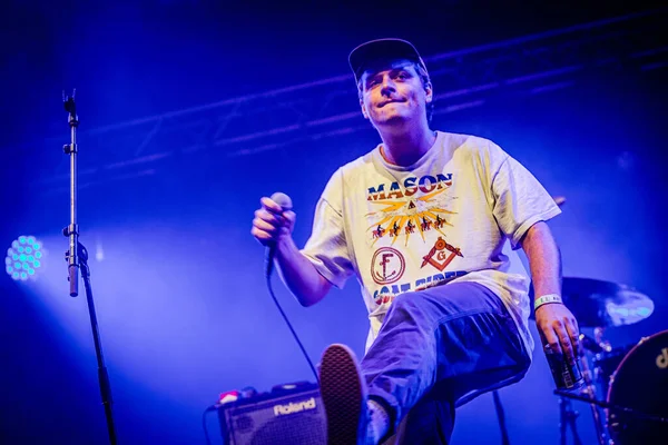 Mac Demarco Performing Stage Music Festival — Stock Photo, Image