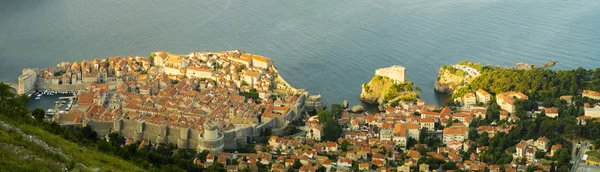 Vista Ciudad Vieja Dubrovnik Hermoso Día Verano Croacia — Foto de Stock