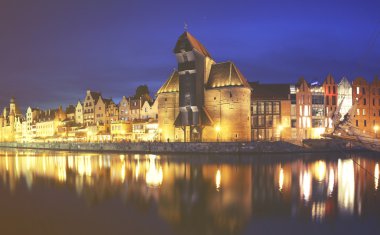 Polonya Gdansk, Gdansk, Polonya, Eylül 2016:Cityscape