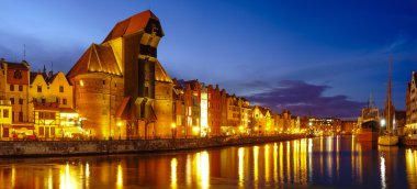 Polonya Gdansk, Gdansk, Polonya, Eylül 2016:Cityscape