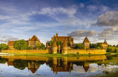 malbork (marienburg) pomerania (Polonya yılında Germen Şato)