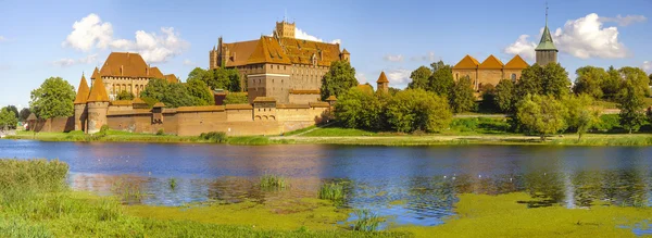 Castelo Teutónico em Malbork (Marienburg) na Pomerânia (Polónia) ) — Fotografia de Stock