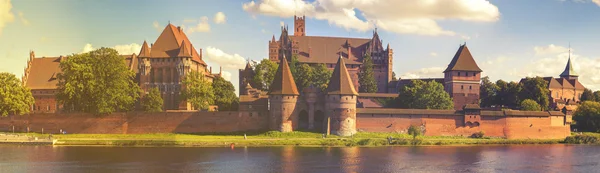 マルボルク (マリエンブルク) ポメラニア （ポーランドでのドイツ騎士団の城) — ストック写真