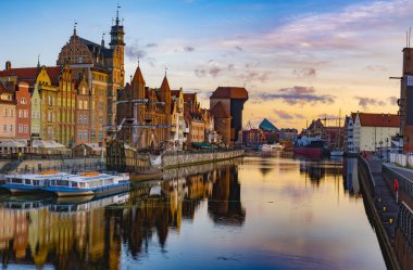 Polonya Gdansk, Gdansk, Polonya, Eylül 2016:Cityscape