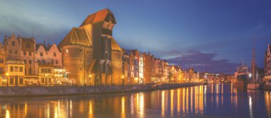 Polonya Gdansk, Gdansk, Polonya, Eylül 2016:Cityscape