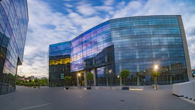 Szczecin, Polonya-27 Temmuz 2016:Modern ofis binası