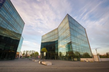 Szczecin, Polonya-27 Temmuz 2016:Modern ofis içinde olmadığım Binası