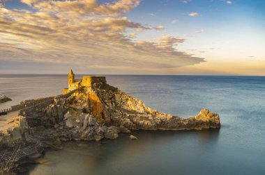 Portovenere, Ligurya taş Castle