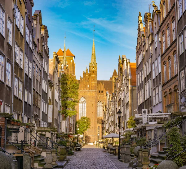 Paisaje urbano de Gdansk en Polonia —  Fotos de Stock