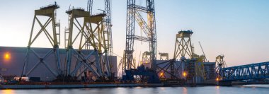 Szczecin, Polonya-Şubat 2017:factory Stiglitz'e üreten 