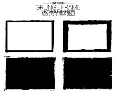 Grunge çerçeve doku arka plan