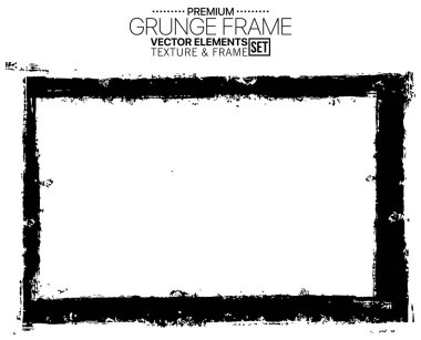 Grunge Çerçeve Dokusu