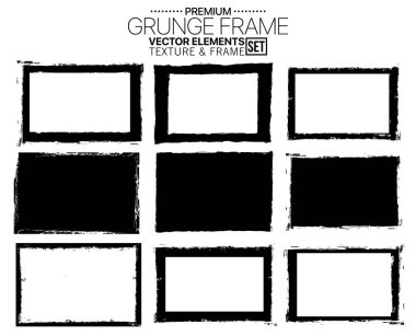 Grunge çerçeve doku arka plan