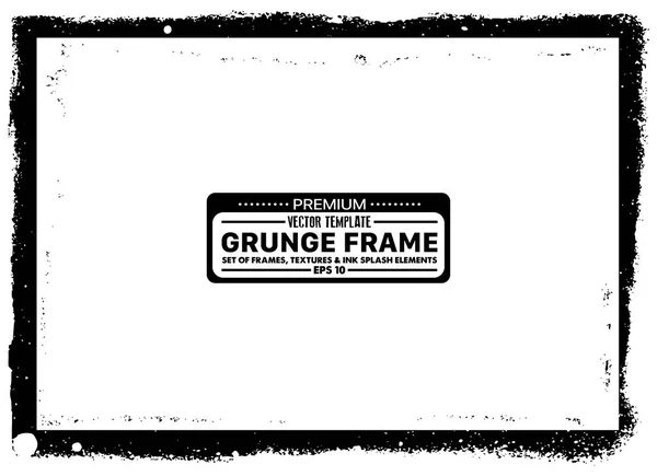 Textura de marco grunge — Vector de stock