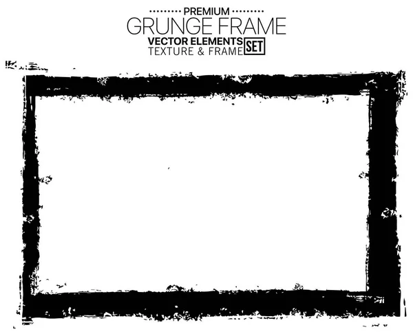 Texture Grunge Frame — Image vectorielle