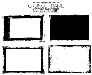 Grunge çerçeve doku arka plan