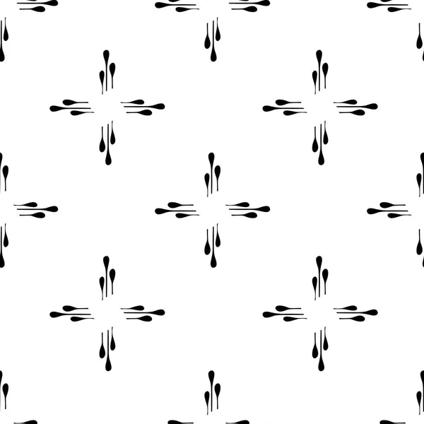 Nahtloser Hintergrund mit abstraktem Kritzelmuster — Stockvektor
