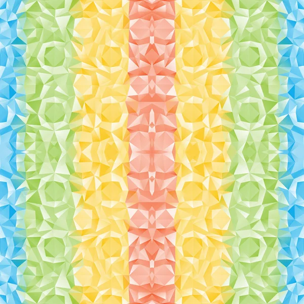 Naadloze achtergrond met abstractl patroon, gemaakt van kleurrijke geom — Stockvector