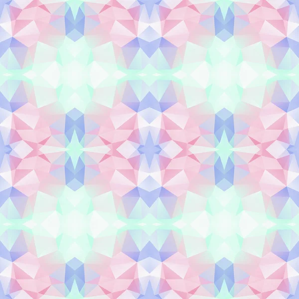 Fondo sin costura con patrón fractal abstracto hecho de colorf — Vector de stock