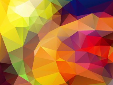 Arka plan ile soyut desen renkli geometrik şekil yapılan