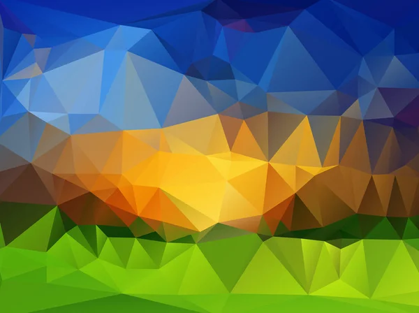 Παρασκήνιο με αφηρημένο σχέδιο φτιαγμένο από πολύχρωμα γεωμετρικά shap — Διανυσματικό Αρχείο