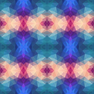 Colorf soyut fraktal deseni ile sorunsuz arka plan yaptı