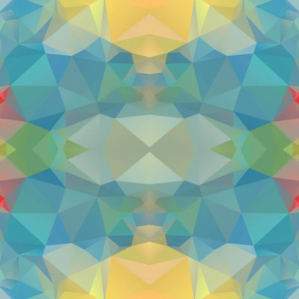 Fondo sin costura con patrón fractal abstracto hecho de colorf — Vector de stock