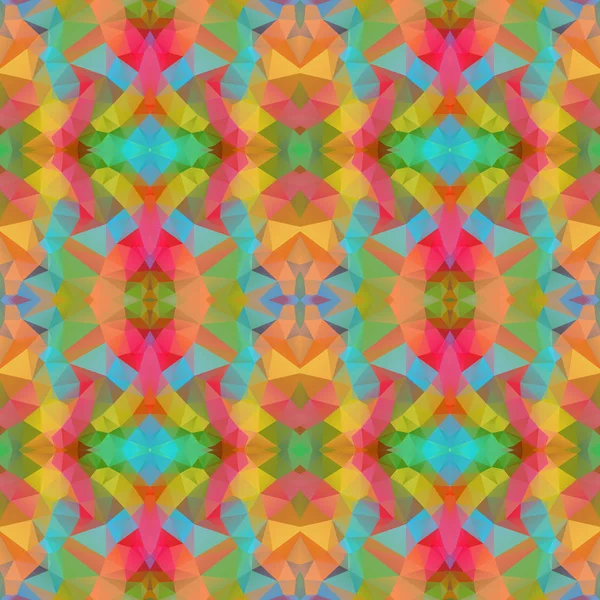 Nahtloser Hintergrund mit abstraktem Fraktalmuster aus Farbe — Stockvektor