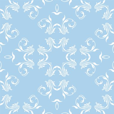 Çiçek tarzında soyut elementlerden yapılmış kusursuz bir doku. Kumaş, mendil, eşarp ve masa örtüsü yapımında kullanılabilir.