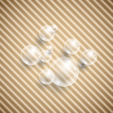 Şeffaf baloncuklu arka plan. Vektör illüstrasyonu