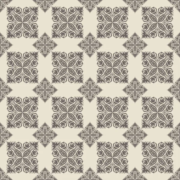 Naadloos Ornament Achtergrond Bloemen Ornament Achtergrond Behang Patroon Textielpatroon — Stockvector