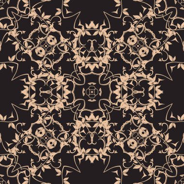 Süslü, kusursuz bir arka plan. Duvar kağıdı deseni